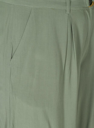 Långa shorts i viskos, Agave Green, Packshot image number 2