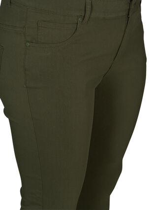 Slim fit byxor med fickor, Ivy green, Packshot image number 2