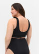 Bikinitop med rund halsringning , Black, Model image number 1