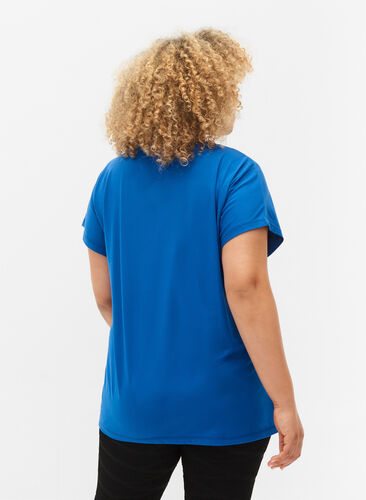 Kortärmad t-shirt för träning, Lapis Blue, Model image number 1