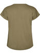 T-shirt med dekorativt tryck framtill, Gr&ouml;n, Packshot image number 1