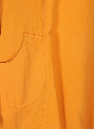 Klänning med fickor , Spruce Yellow, Packshot image number 3