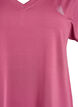 Tr&auml;nings t-shirt med v-ringning och l&ouml;s passform, R&ouml;d, Packshot image number 2