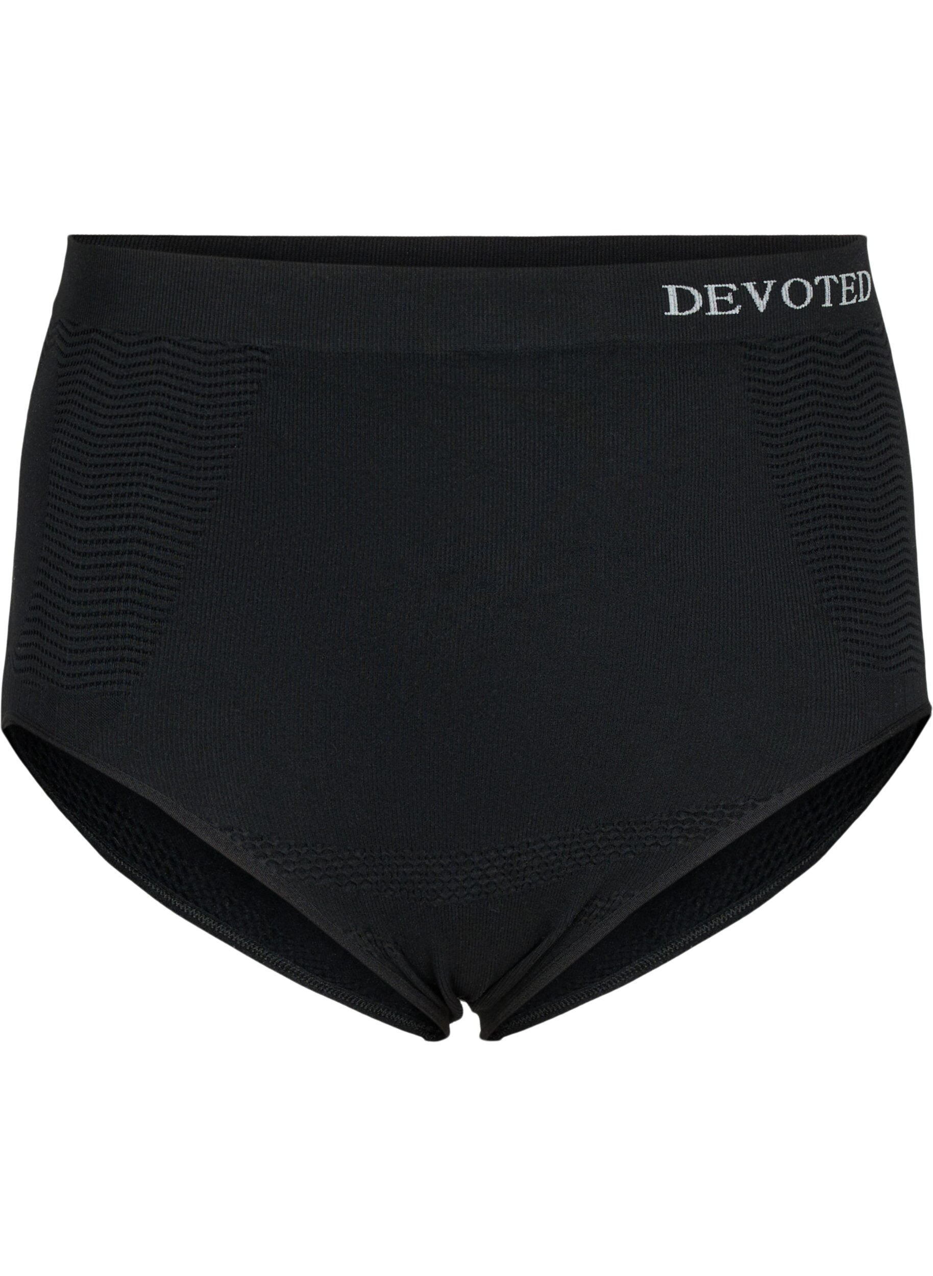 Zizzi Seamless trosa med h&ouml;g midja, Black, Packshot image number 0