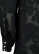 Jacquardskjorta med pärlknappar, Black, Packshot image number 3