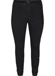 Jeggings i bomullsmix, Black