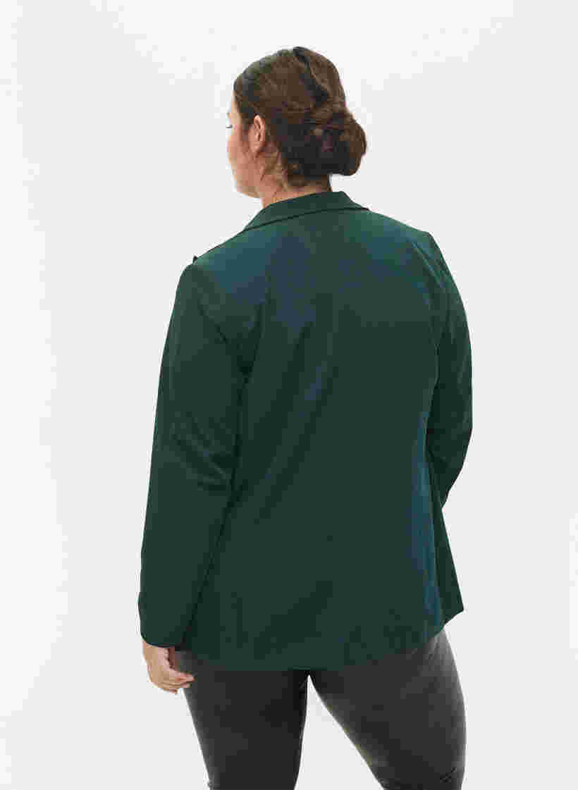 Klassisk blazer med fickor, Scarab, Model image number 1