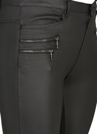 Coated extra slim Sanna Jeans, Black, Packshot image number 2