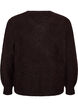 Cardigan med hj&auml;rtformade knappar, Brun, Packshot image number 1