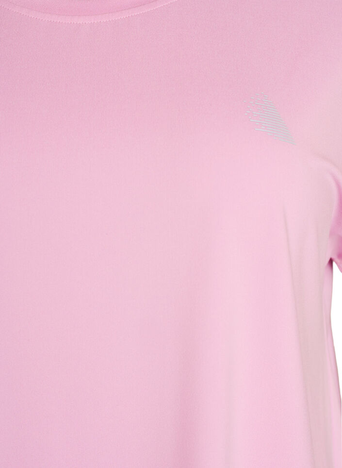 Enf&auml;rgad tr&auml;nings-T-shirt, Rosa, Packshot image number 2