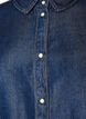 Jeansskjorta i lyocell med tryckknappar, Bl&aring;, Packshot image number 2