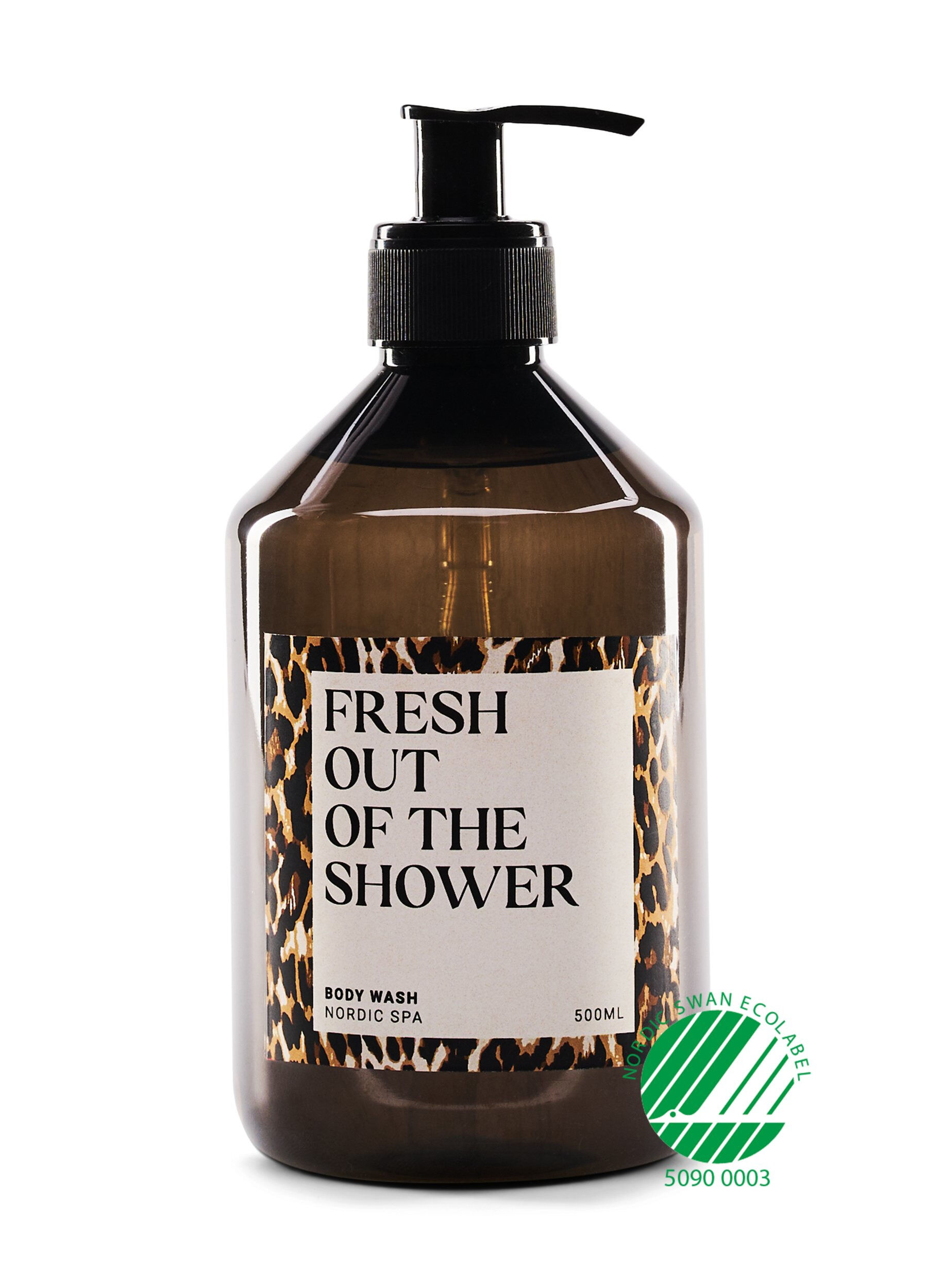 Zizzi Kroppstv&aring;l - Nordic spa 500 ml, Nordic Spa Leopard, Packshot image number 0