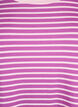 T-shirt i TENCEL&trade; Lyocell med r&auml;nder, Lila, Packshot image number 2