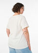 T-shirt i bomull med tryck, Vanilla, Model image number 2