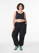 Sport-BH med racerback, Svart, Model image number 1