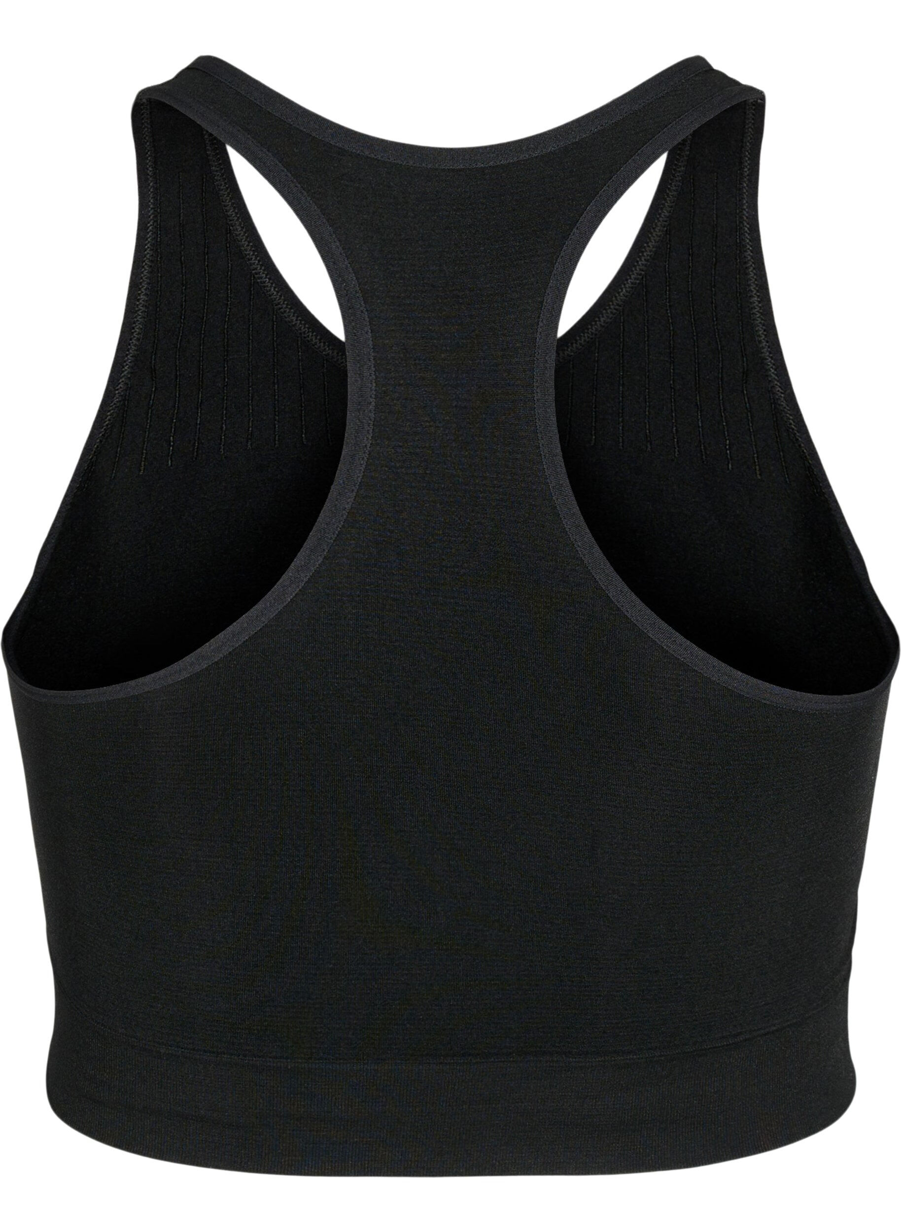 Zizzi Seamless bh, Black, Packshot image number 1