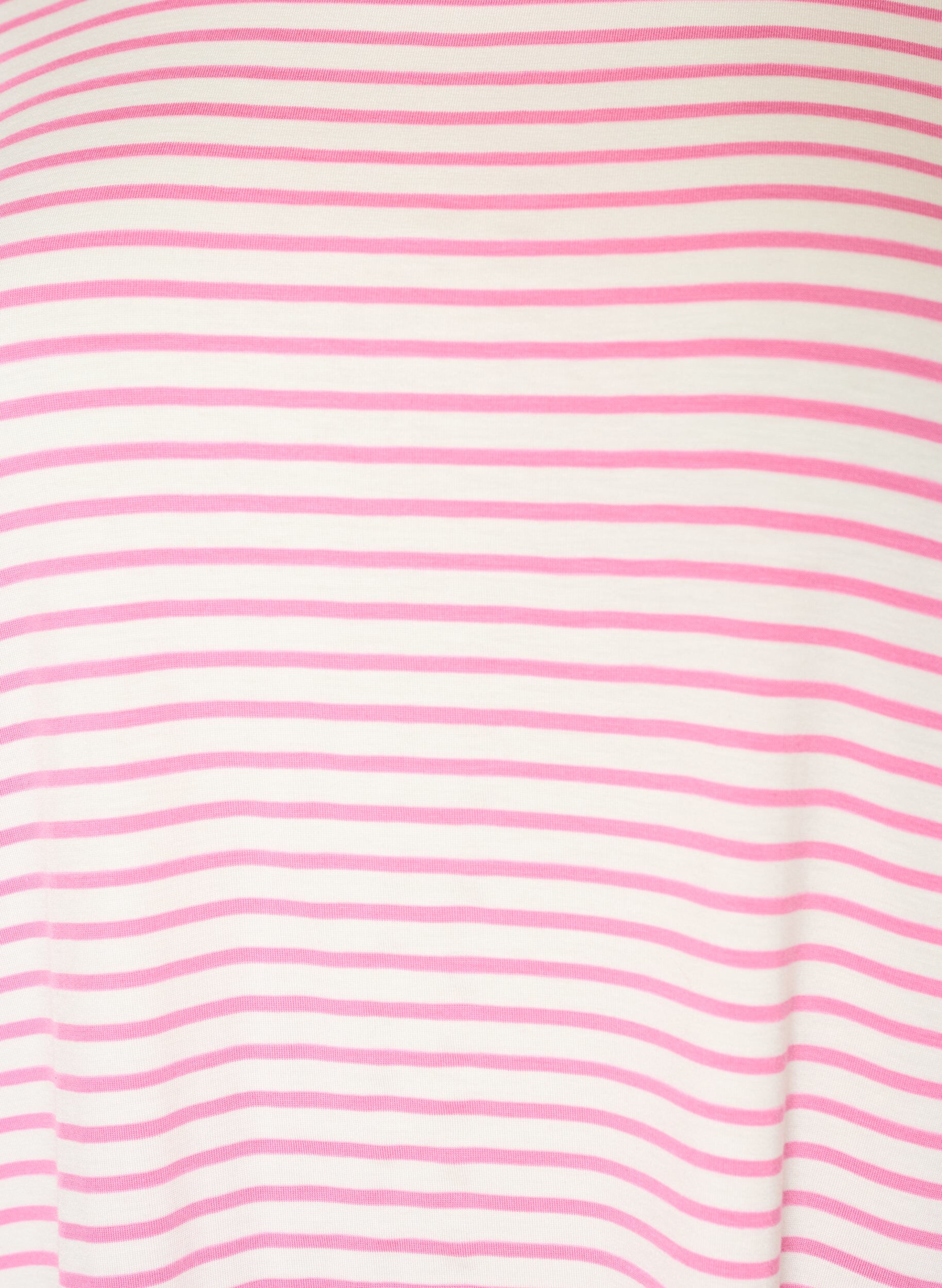 ZizziT-shirt i TENCEL&trade; Lyocell med r&auml;nder, Rosa, Packshot image number 2