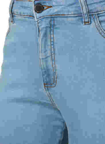 Ellen bootcut jeans med hög midja, Ex Lgt Blue, Packshot image number 2