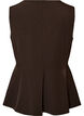 Kritstrecksrandig v&auml;st med peplum, Brun, Packshot image number 1