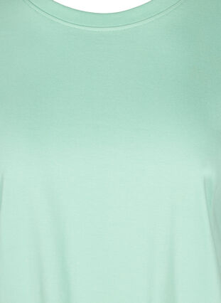 Kortärmad t-shirt i bomull, Lichen, Packshot image number 2
