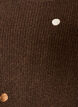 Stickad blus med sm&aring; broderade motiv, Brun, Packshot image number 2