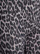 Viskos leggings med leopardmönster, Grå, Packshot image number 2