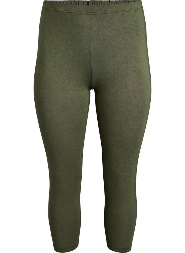 3/4 bas-leggings, Gr&ouml;n, Packshot image number 0