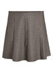 Kort a-linjeformad kjol, Brun, Packshot image number 0