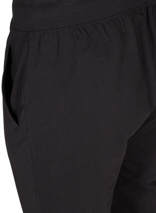 Sweatpants med fickor, Black, Packshot image number 3