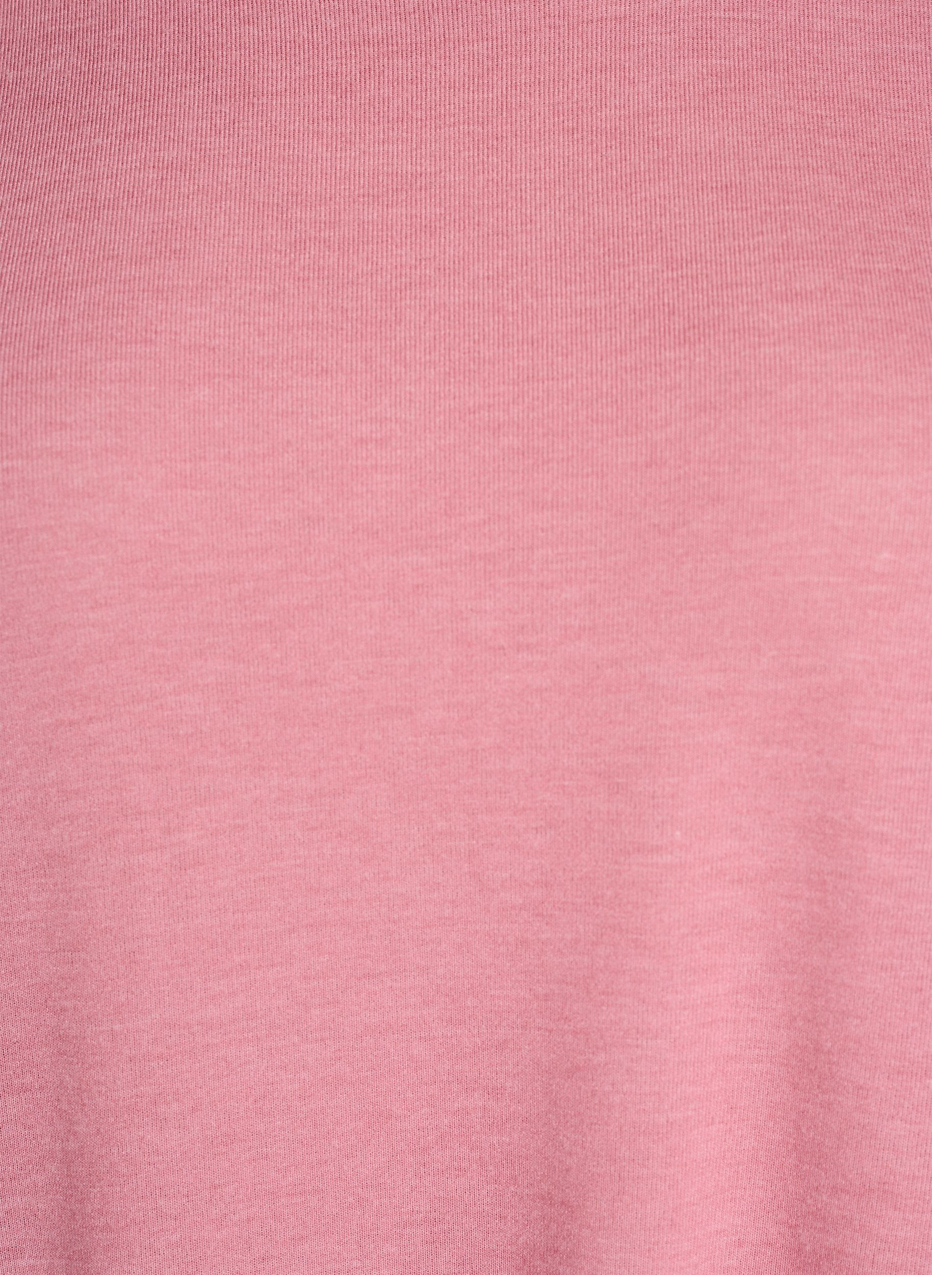 Zizzi Jerseyblus med 3/4-&auml;rm, Rosa, Packshot image number 2