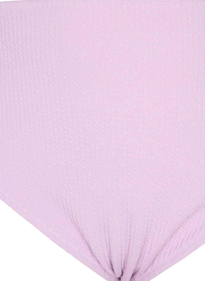 Bikinitrosor med crepe-struktur, Lila, Packshot image number 2