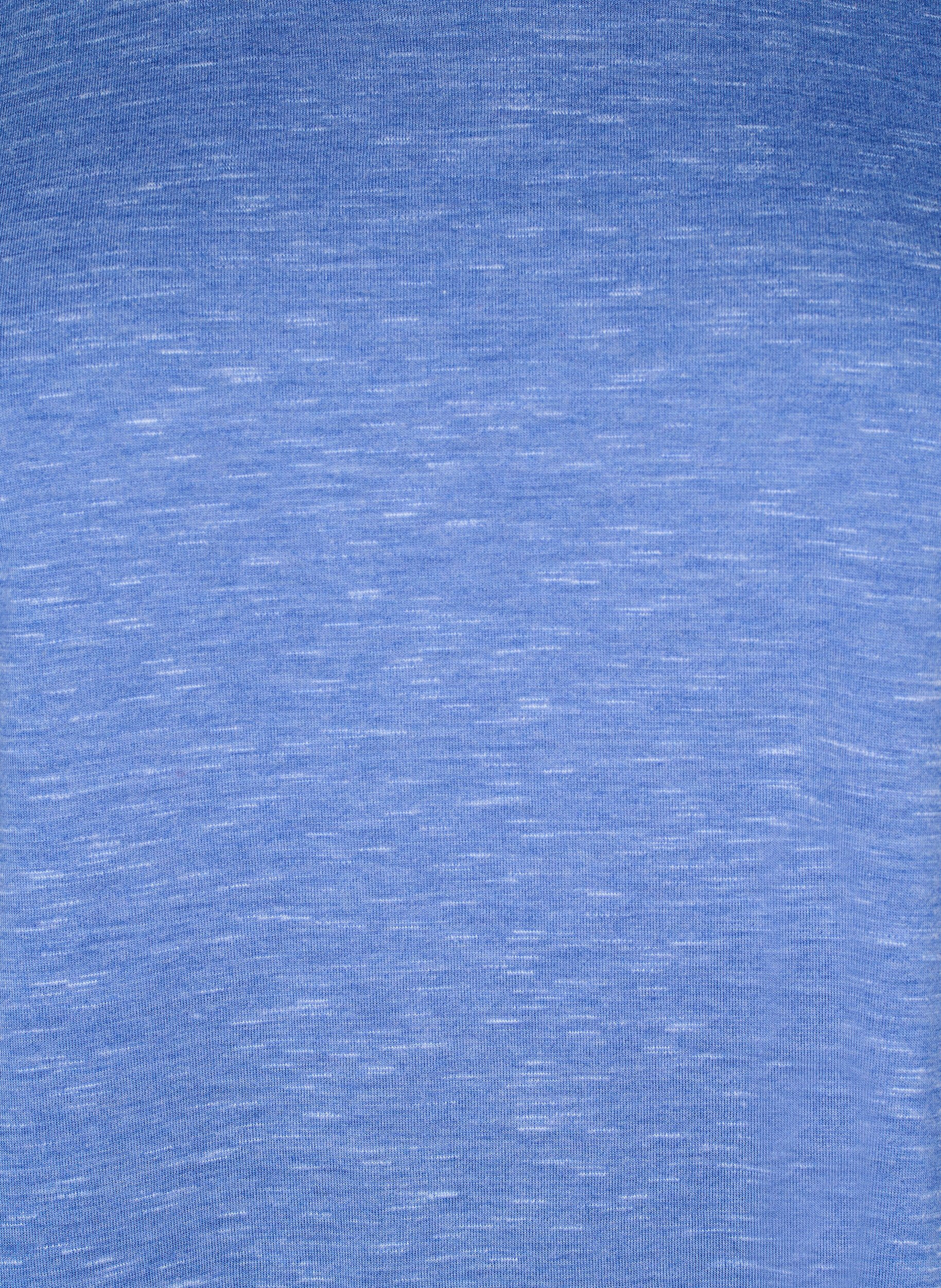 Zizzi L&ouml;s tr&auml;ningst-shirt med korta &auml;rmar, Bl&aring;, Packshot image number 2