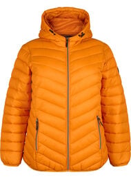 L&auml;ttviktsjacka med huva, Orange