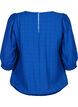 Smockblus med lyocell (TENCEL™), Strong Blue, Packshot image number 1