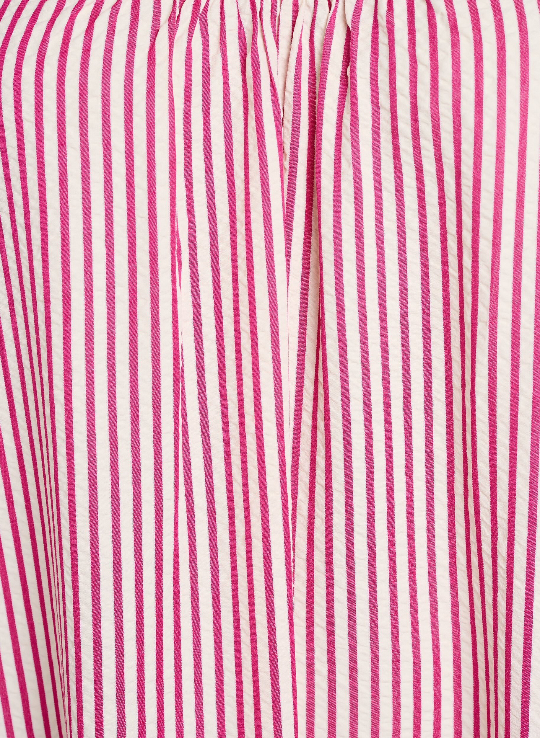 ZizziA-linjeformad sommarkl&auml;nning med r&auml;nder, Rosa, Packshot image number 2