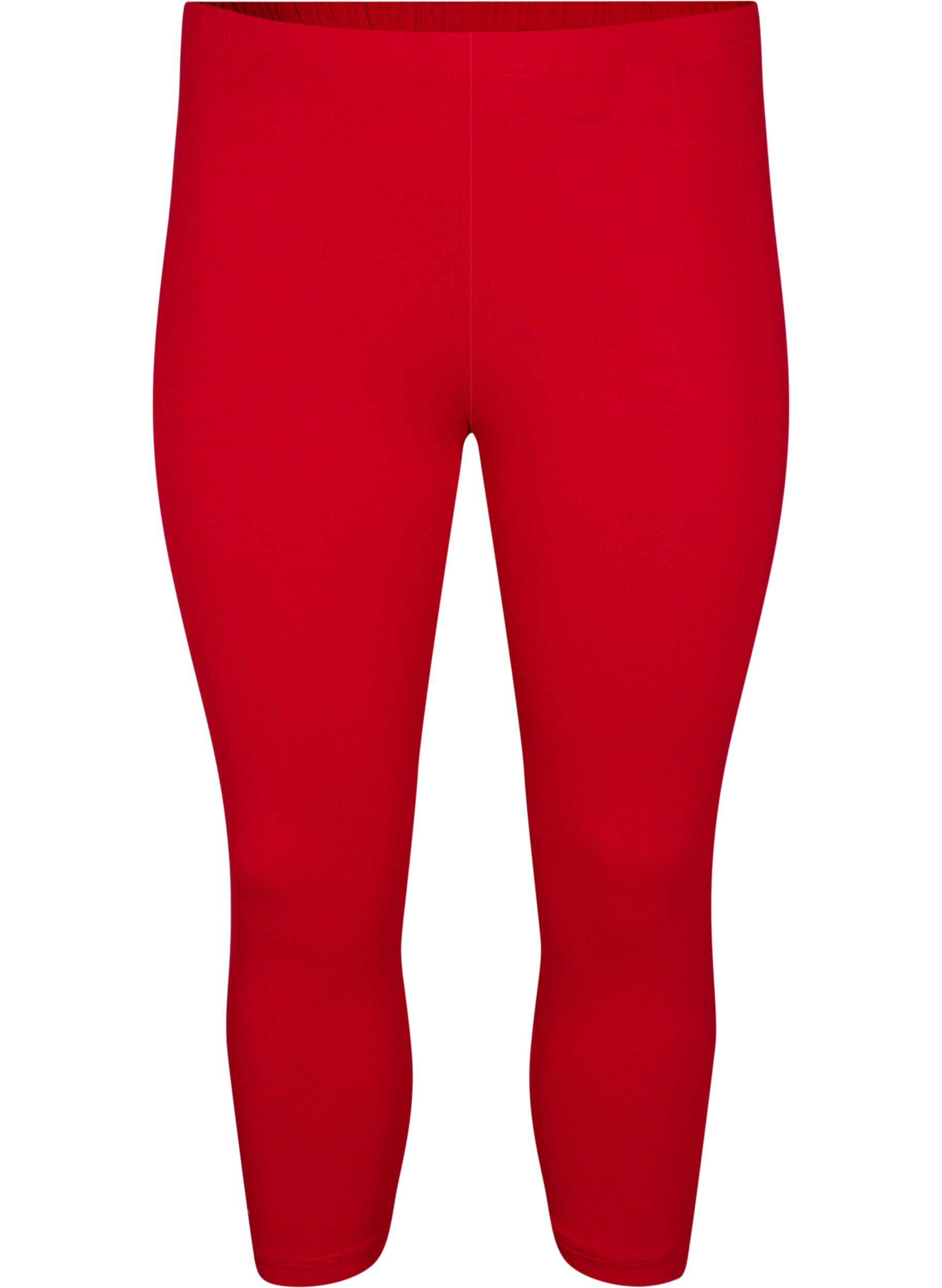Zizzi3/4 bas-leggings, R&ouml;d, Packshot image number 0