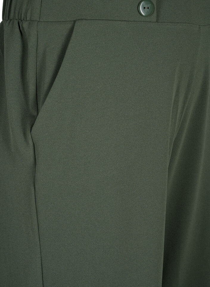 7/8 byxor med l&ouml;s passform, Gr&ouml;n, Packshot image number 2