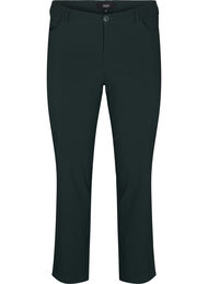 Klassisk byxa i viskosblandning, Gr&ouml;n