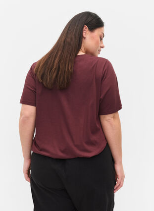 Ribbad t-shirt, Vineyard Wine, Model image number 1