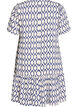 Kl&auml;nning i viskos med avsk&auml;rning, Bl&aring;, Packshot image number 1