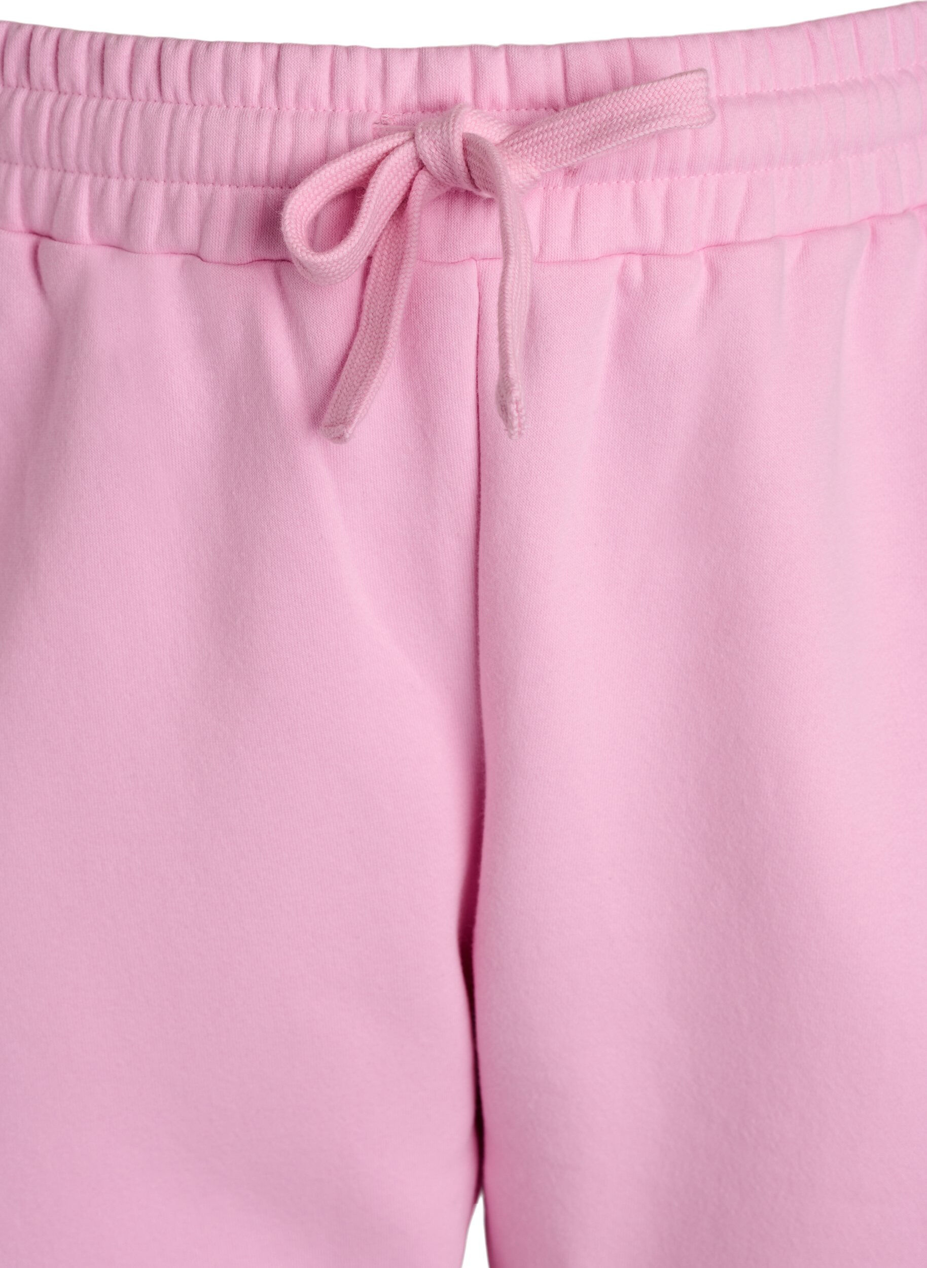 Zizzi Joggers med h&ouml;g midja, Rosa, Packshot image number 2