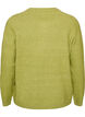 Cardigan med knappar och rundad framtill, Gr&ouml;n, Packshot image number 1