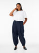Balloon jeans med h&ouml;g midja, Bl&aring;, Model image number 0