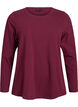 Baslinne i jersey med l&aring;nga &auml;rmar, M&ouml;rk Bordeaux, Packshot image number 0