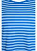 Randig t-shirt med ribbad struktur, Bl&aring;, Packshot image number 2