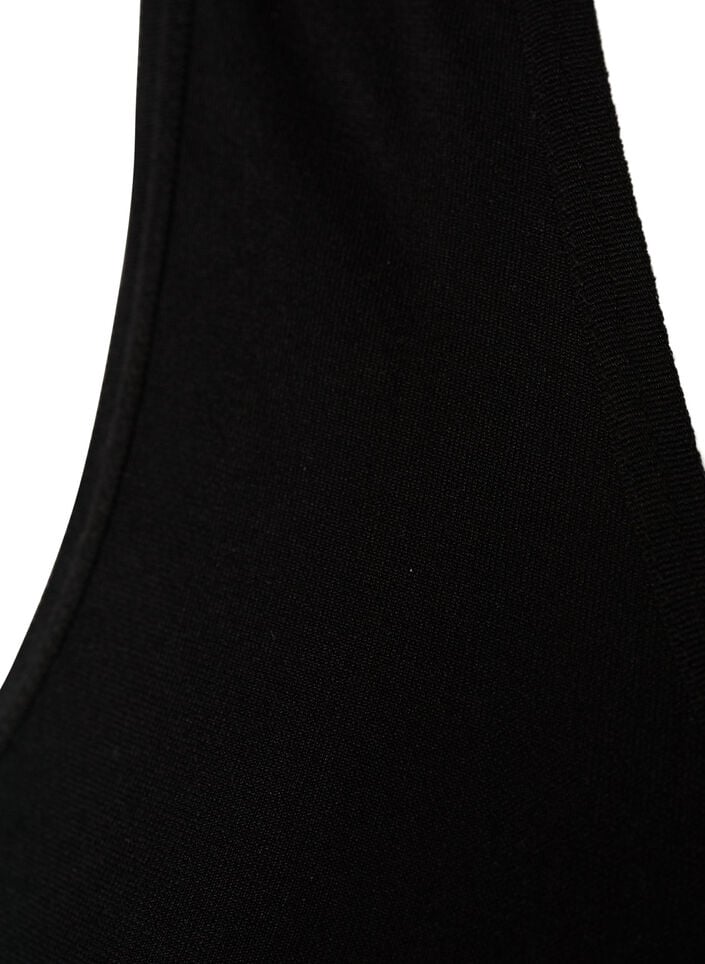Shapeweartopp med breda remmar, Svart, Packshot image number 3