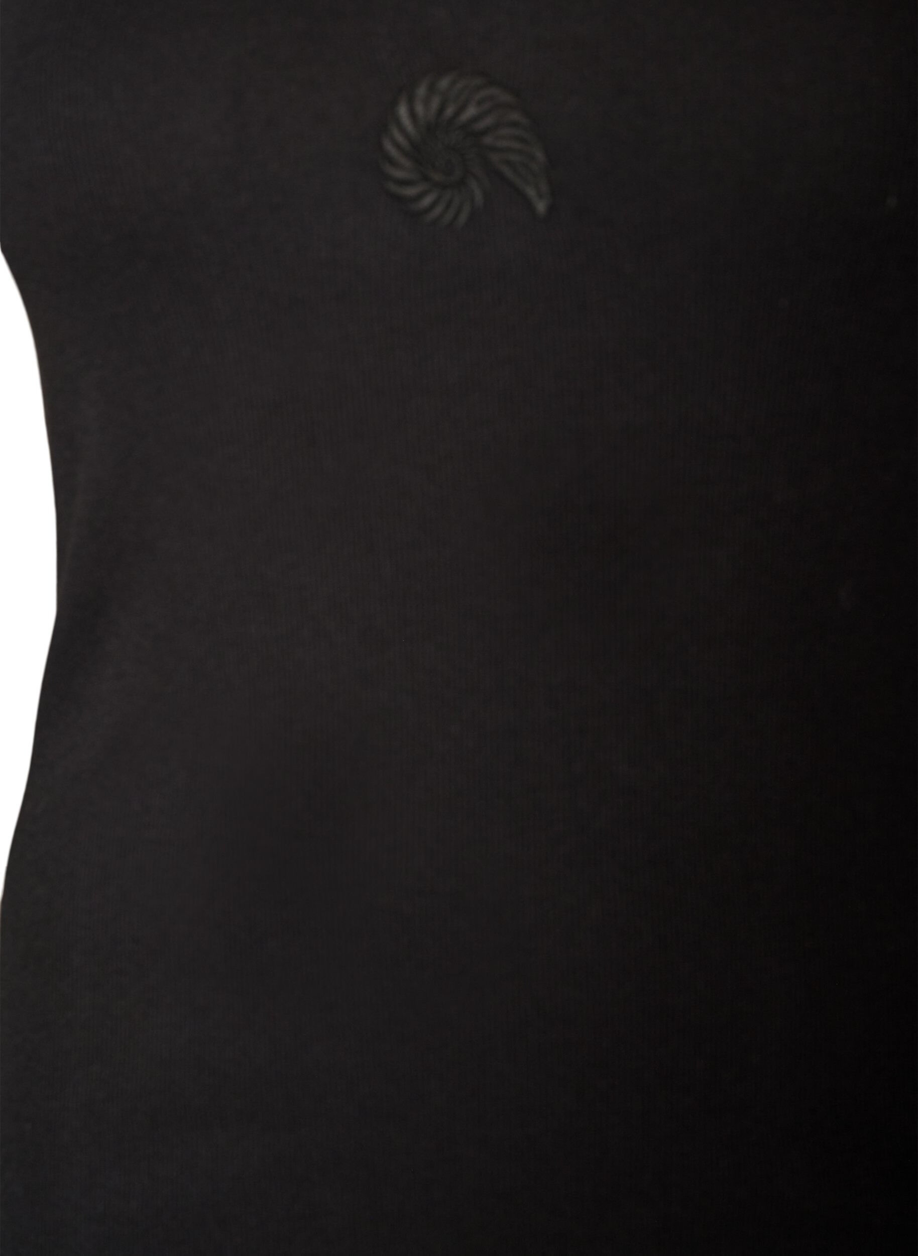 ZizziT&aring;tsittande topp med motiv, Svart, Packshot image number 2