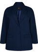 Klassisk blazer med knapp, Navy Blazer, Packshot image number 0