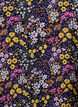 Kort a-linjeformad kl&auml;nning med blomm&ouml;nster, Bl&aring;, Packshot image number 2