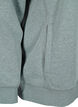 FLASH - Sweatshirt med hög krage, Balsam Green Melange, Packshot image number 3
